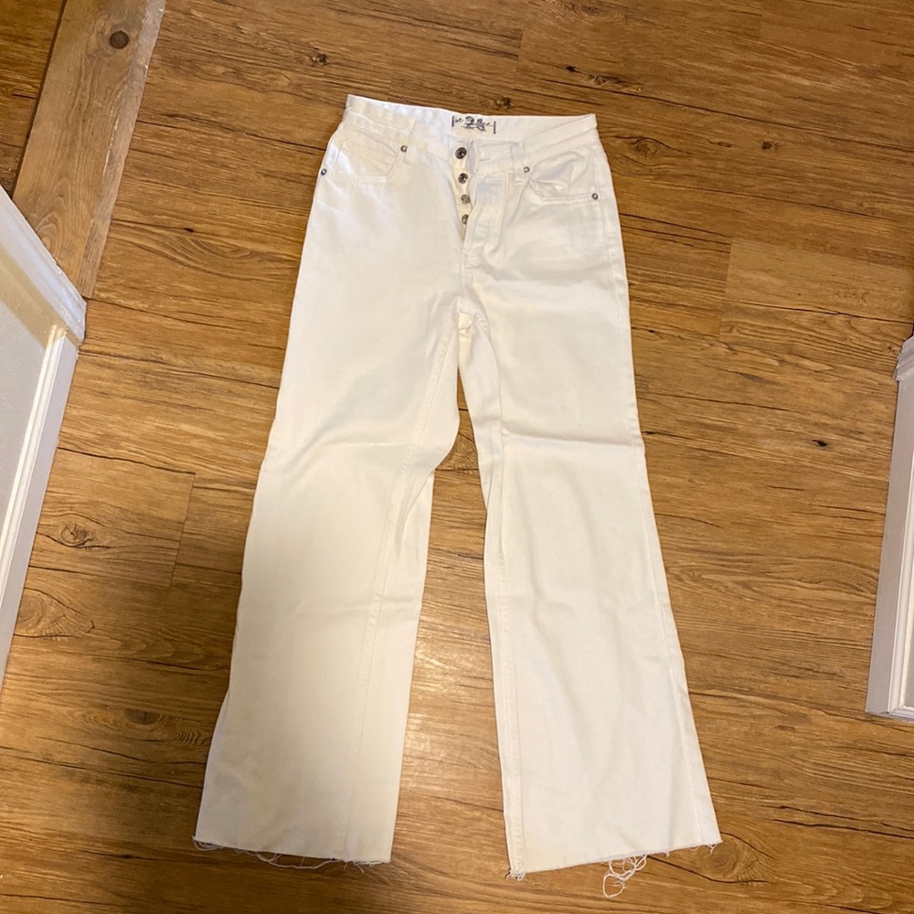 Free people white denim